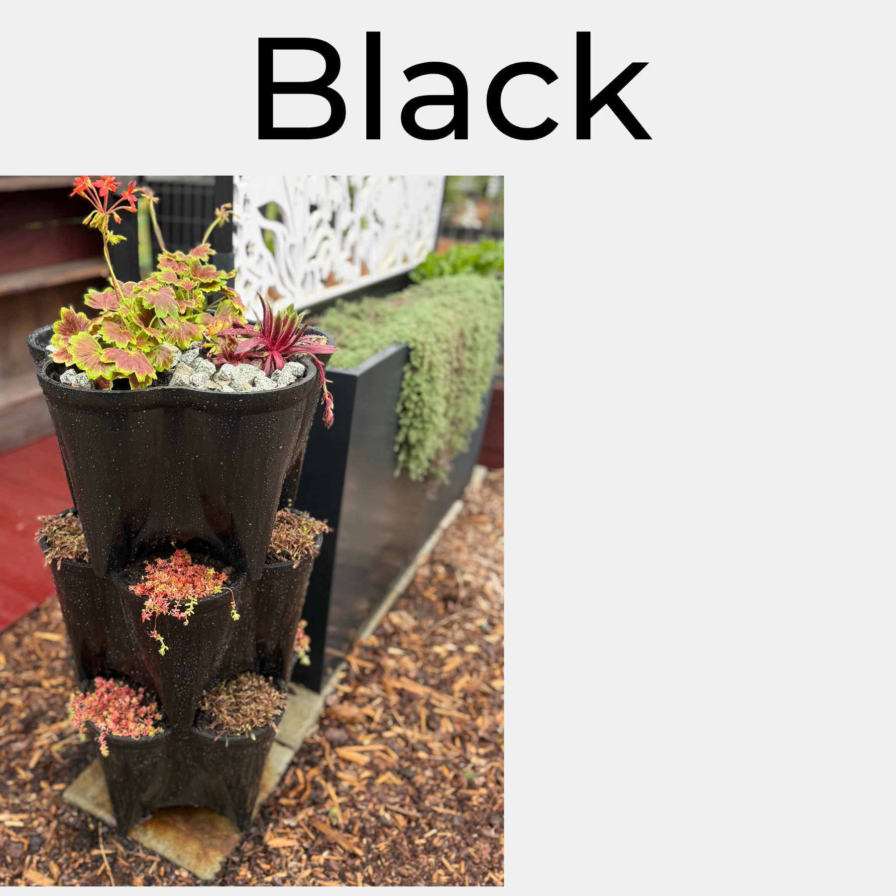 NEW Stacking Planters - 100% Recycled Ocean Plastics