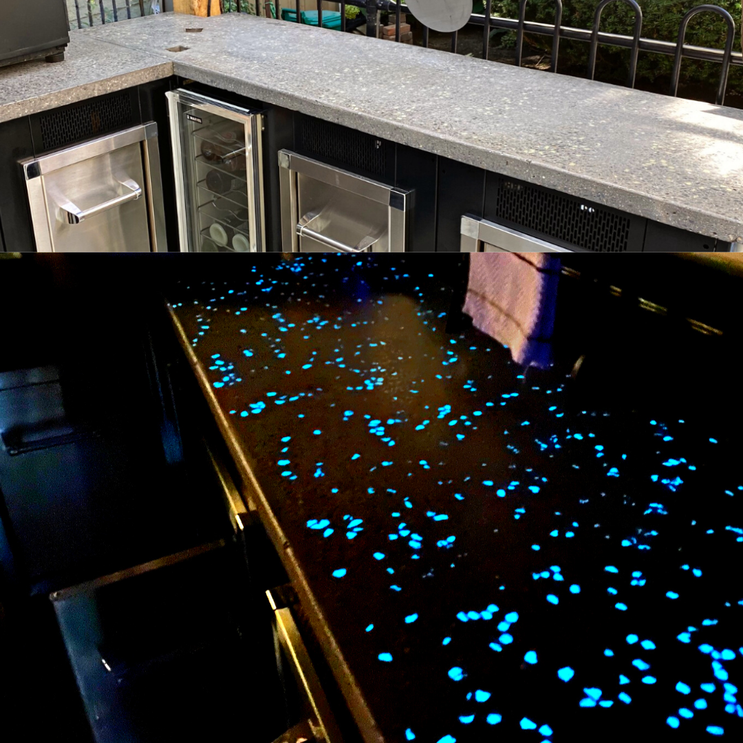 16-25mm Quantum Grade Aggregate - Aqua 1lb (~125 Rocks)