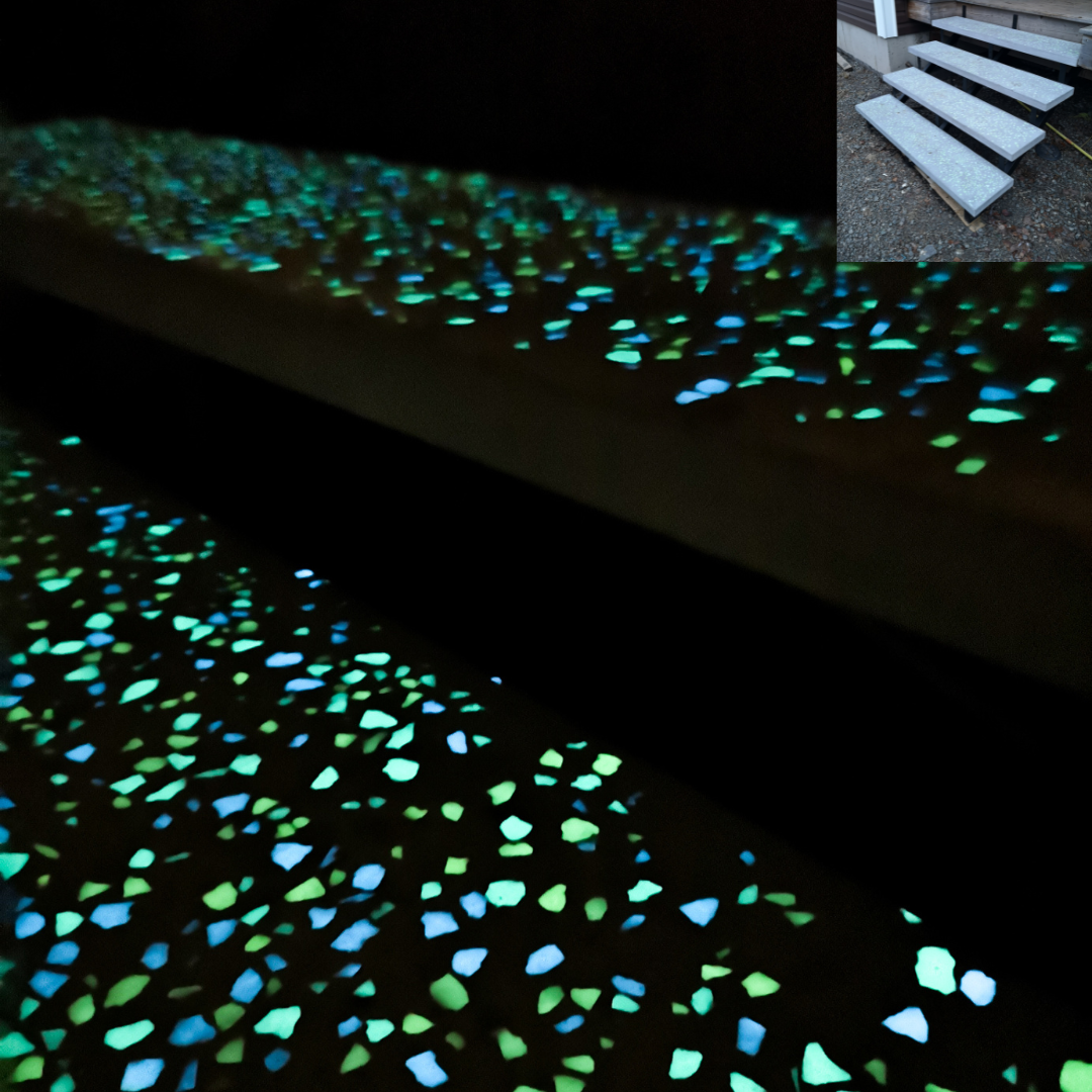 16-25mm Quantum Grade Aggregate - Aqua 1lb (~125 Rocks)