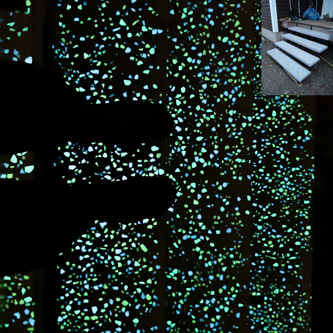 16-25mm Quantum Grade Aggregate - Aqua 1lb (~125 Rocks)