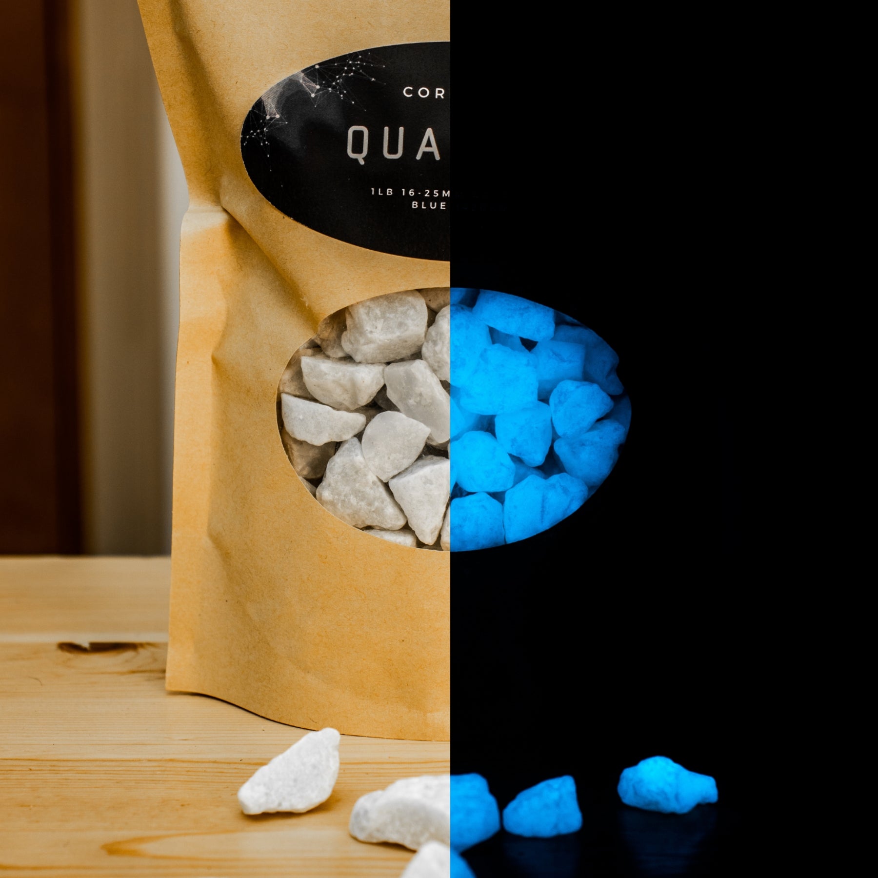 16-25mm Quantum Grade Aggregate - Blue 1lb (~125 Rocks)
