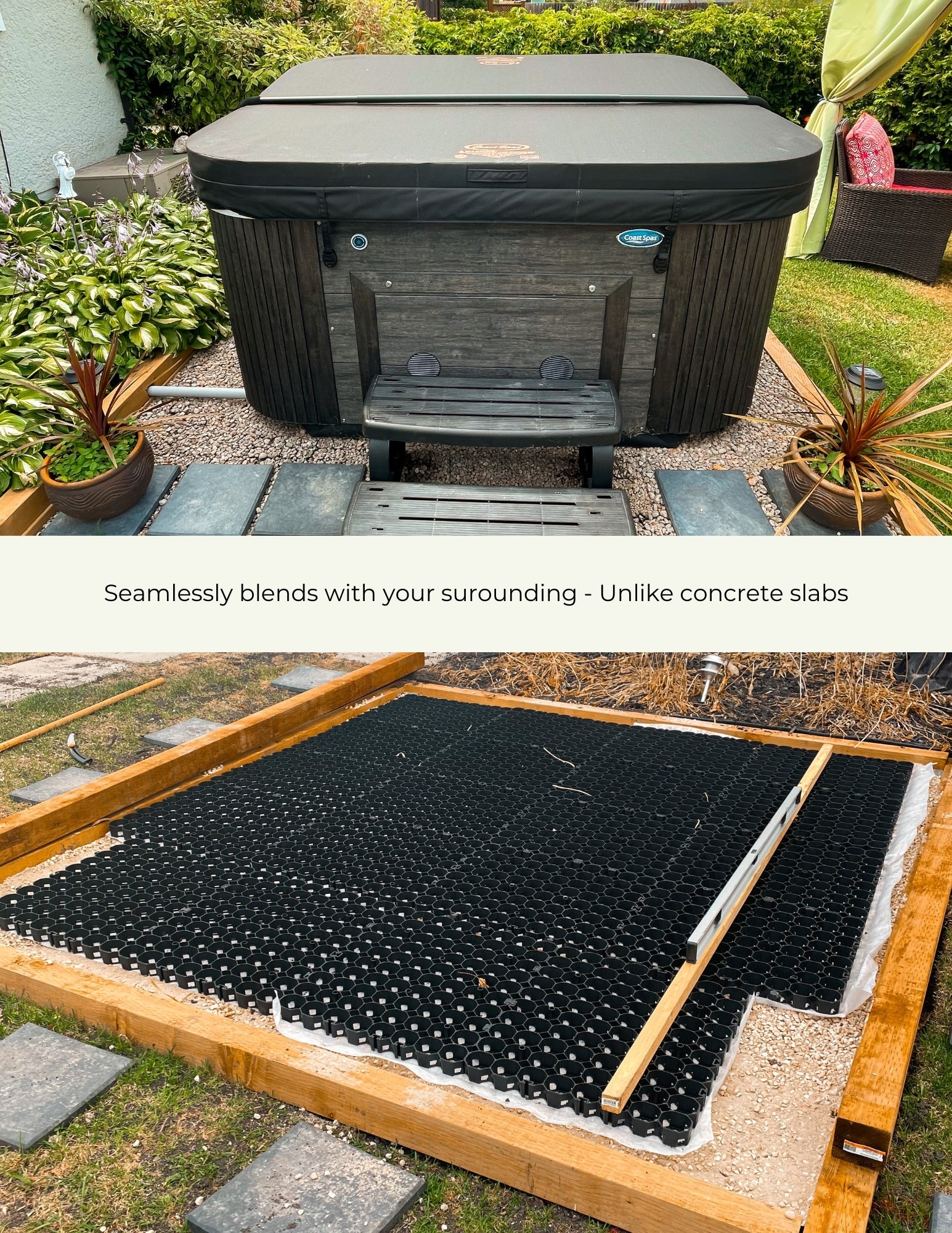Hot Tub Foundation Packs | ~34 SQ. FT | FREE SHIPPING