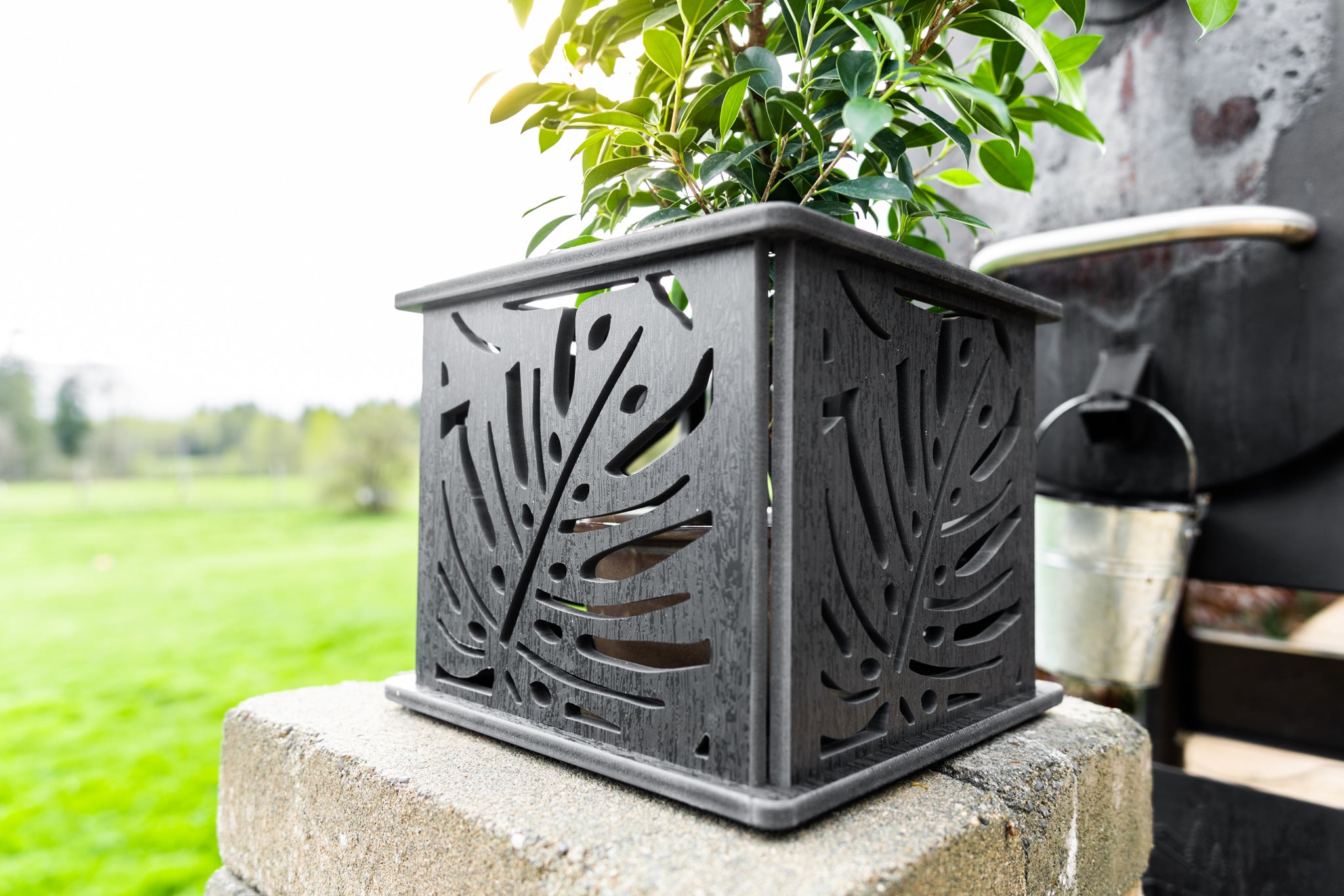 CANA Planter Box || Monstera design || FREE SHIPPING