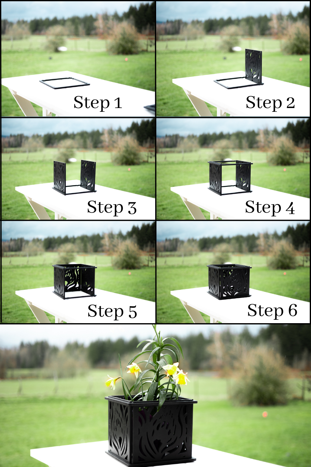 CANA Planter Box || Protea design || FREE SHIPPING