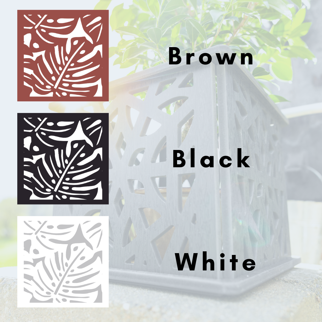 CANA Planter Box || Monstera design || FREE SHIPPING