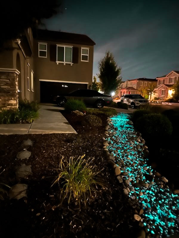 16-25mm Quantum Grade Aggregate - Aqua 1lb (~125 Rocks)