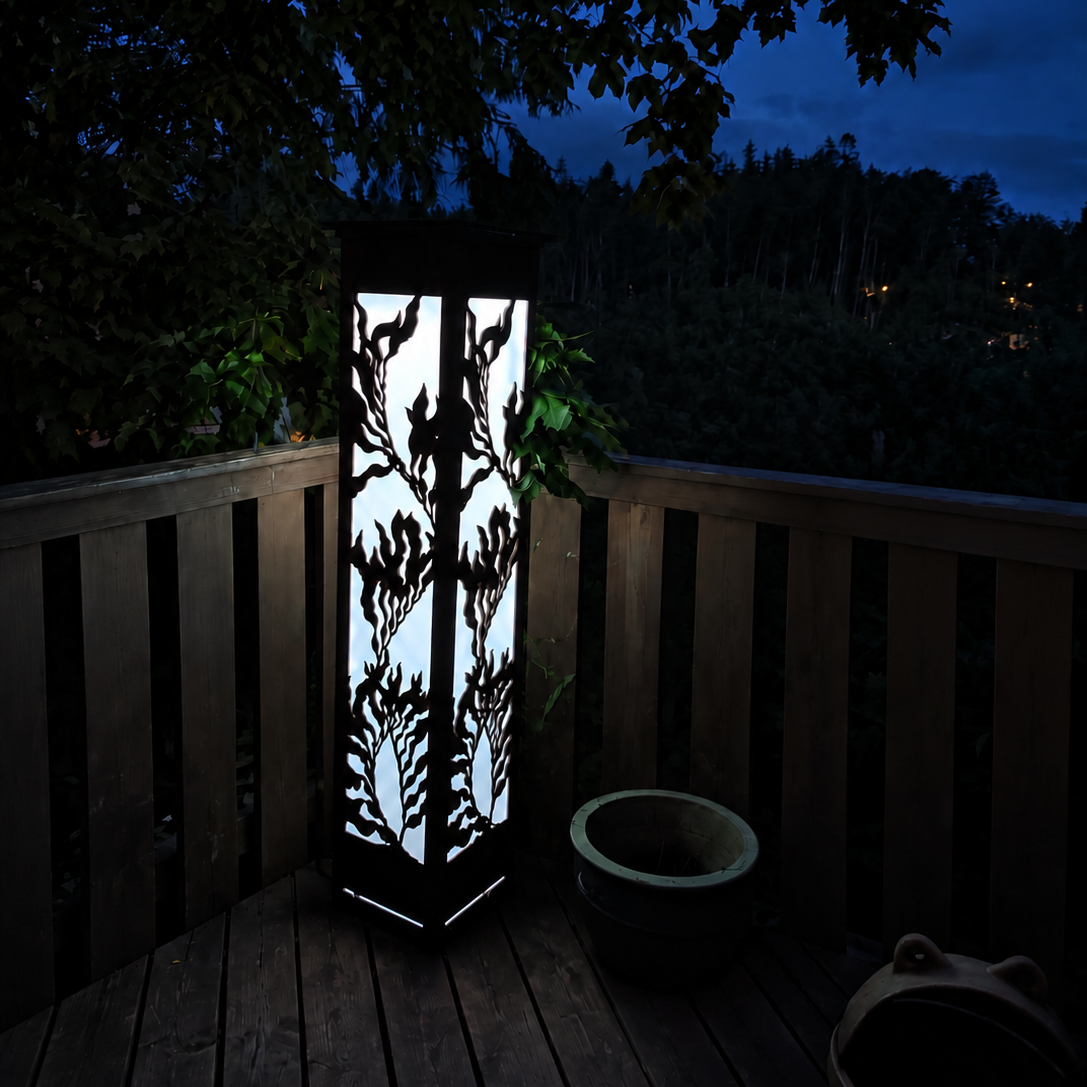 Dancing Kelp Light Tower - HDPE & Steel