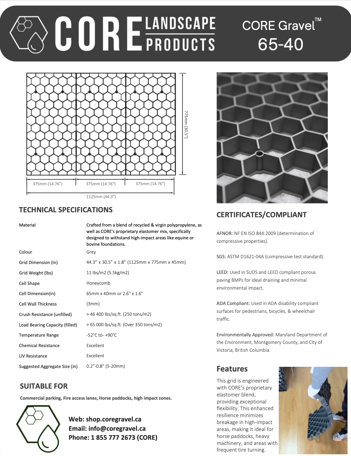 Permeable Industrial Foundation (37.6sq.ft)