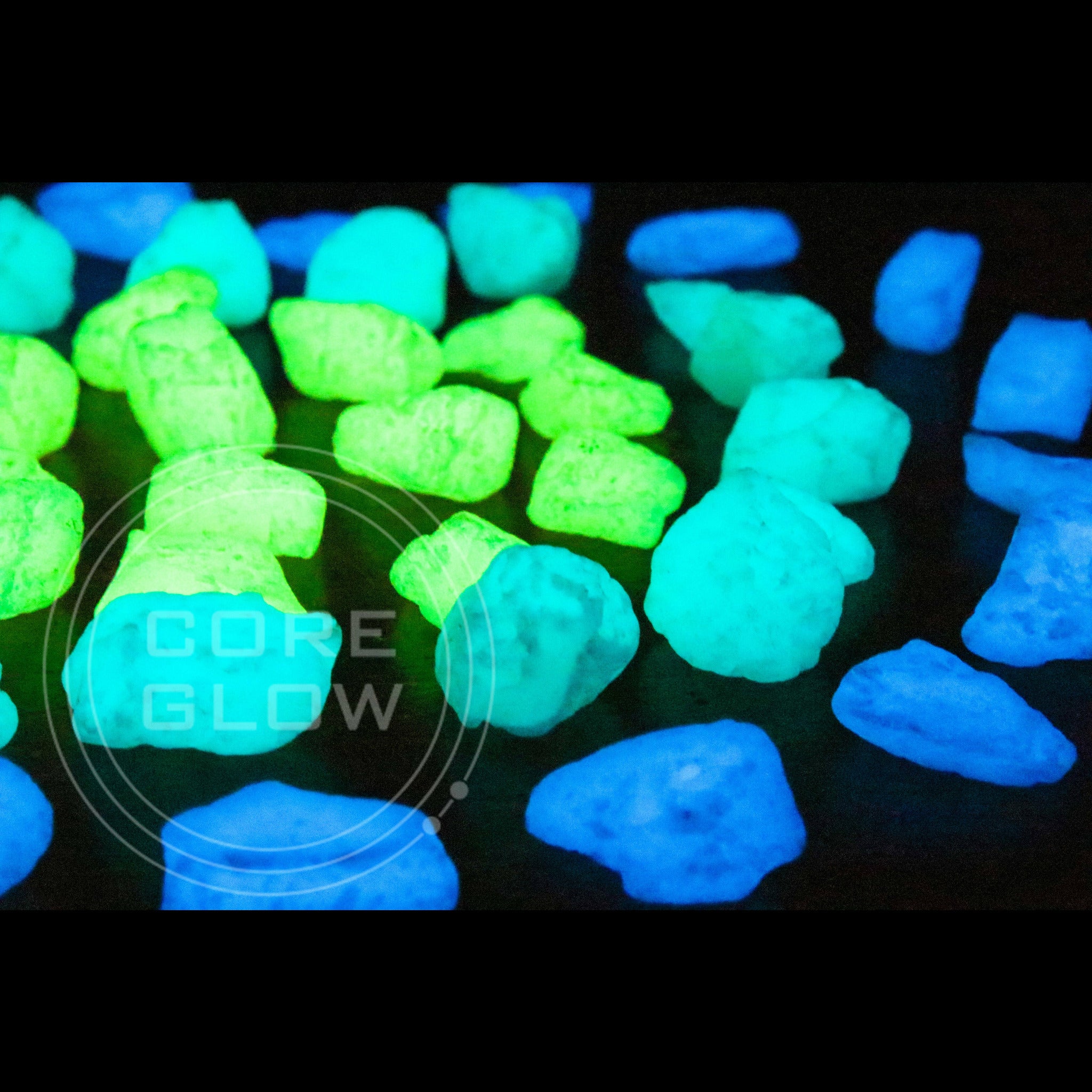 8-15mm Quantum Grade Aggregate - Green 1lb (~352 Rocks)