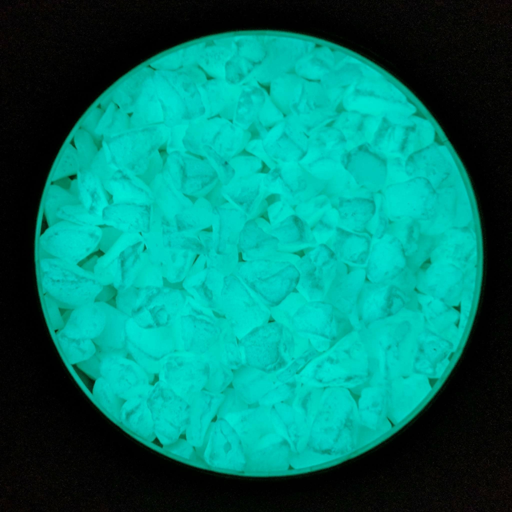 8-15mm Quantum Grade Aggregate - Aqua 1lb (~352 Rocks)