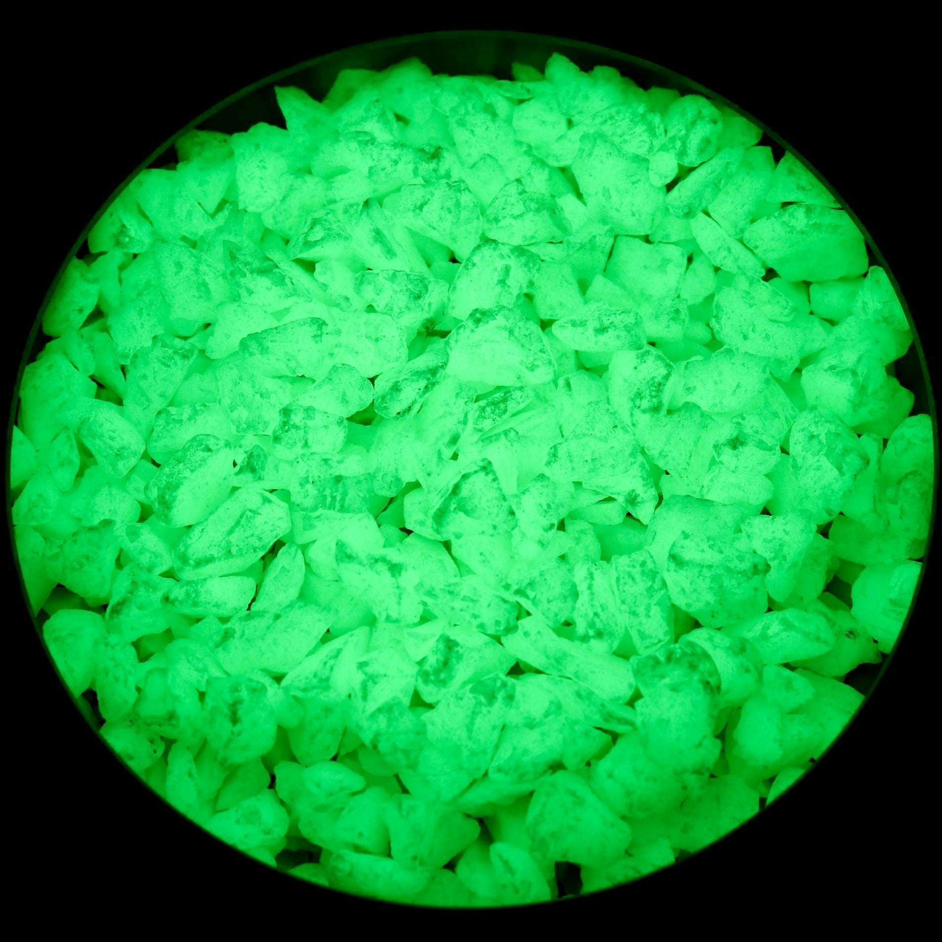 8-15mm Quantum Grade Aggregate - Green 1lb (~352 Rocks)