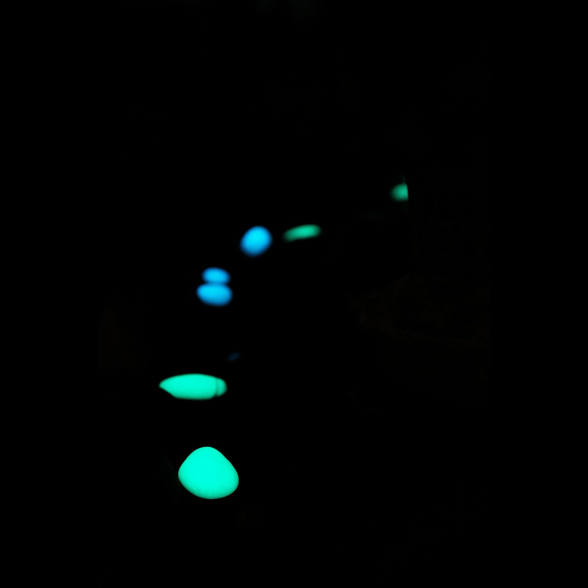 Half cut Quantum Boulders (3 pack) (100% glow) Final prototype! - Blue