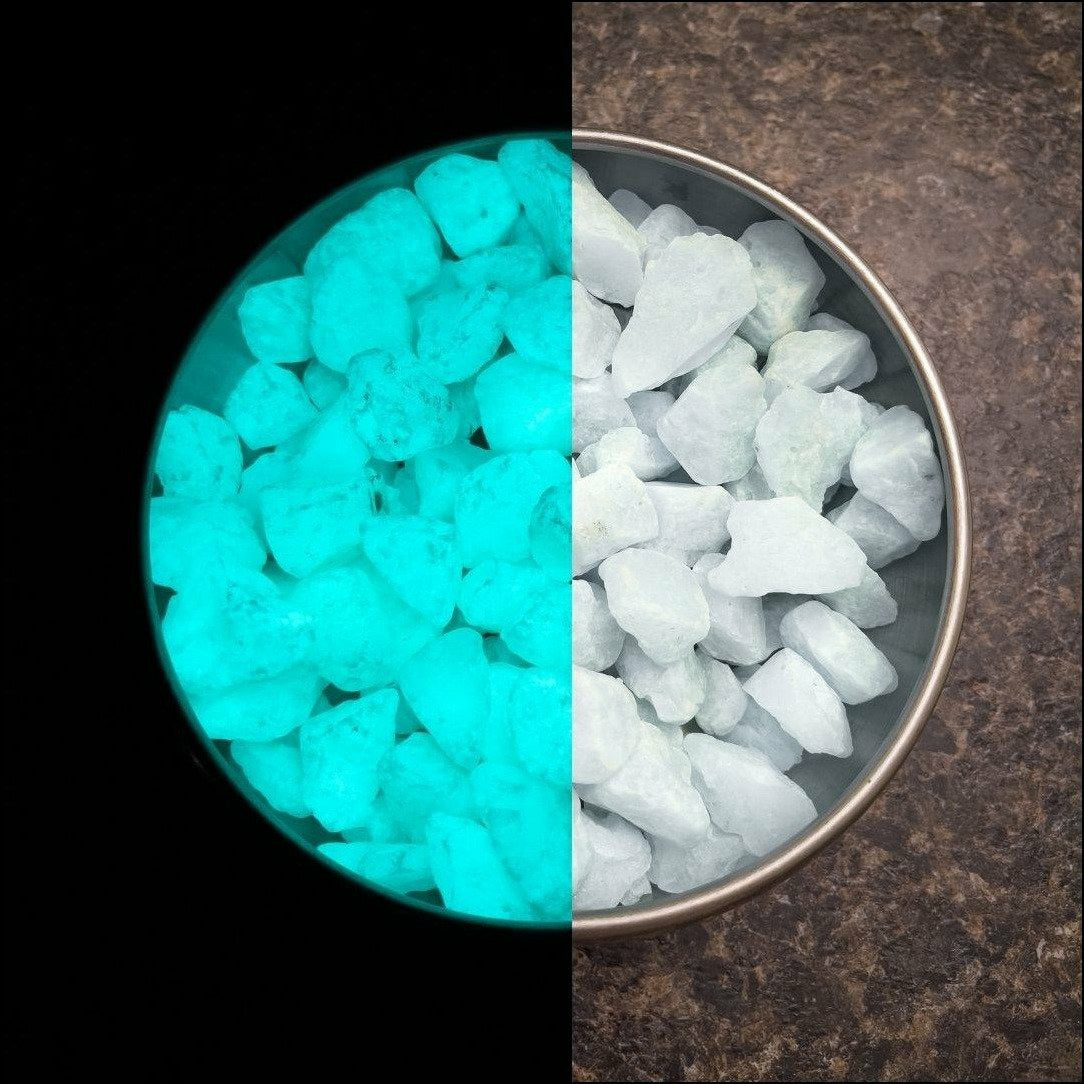 16-25mm Quantum Grade Aggregate - Aqua 1lb (~125 Rocks)