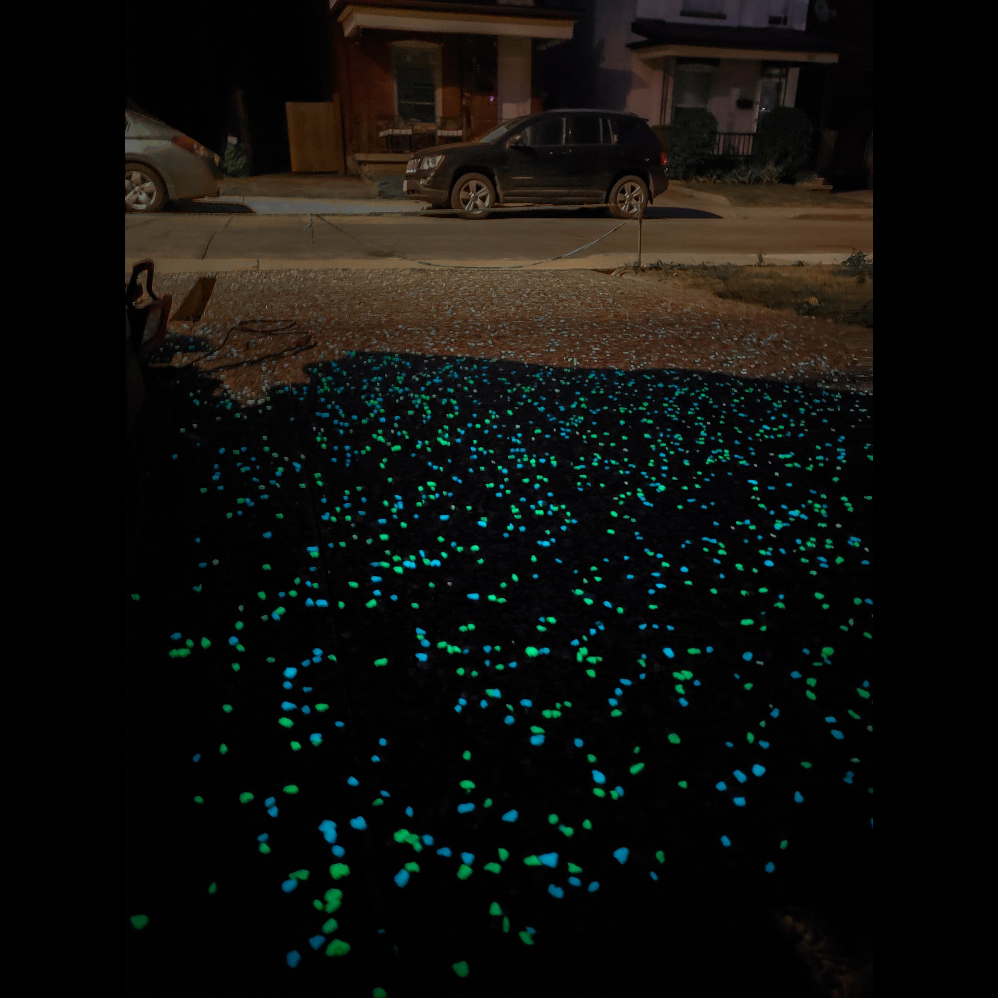 16-25mm Quantum Grade Aggregate - Aqua 1lb (~125 Rocks)