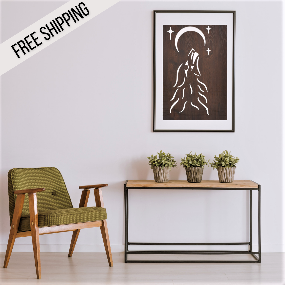 Lone Wolf - Engraved | Free shipping