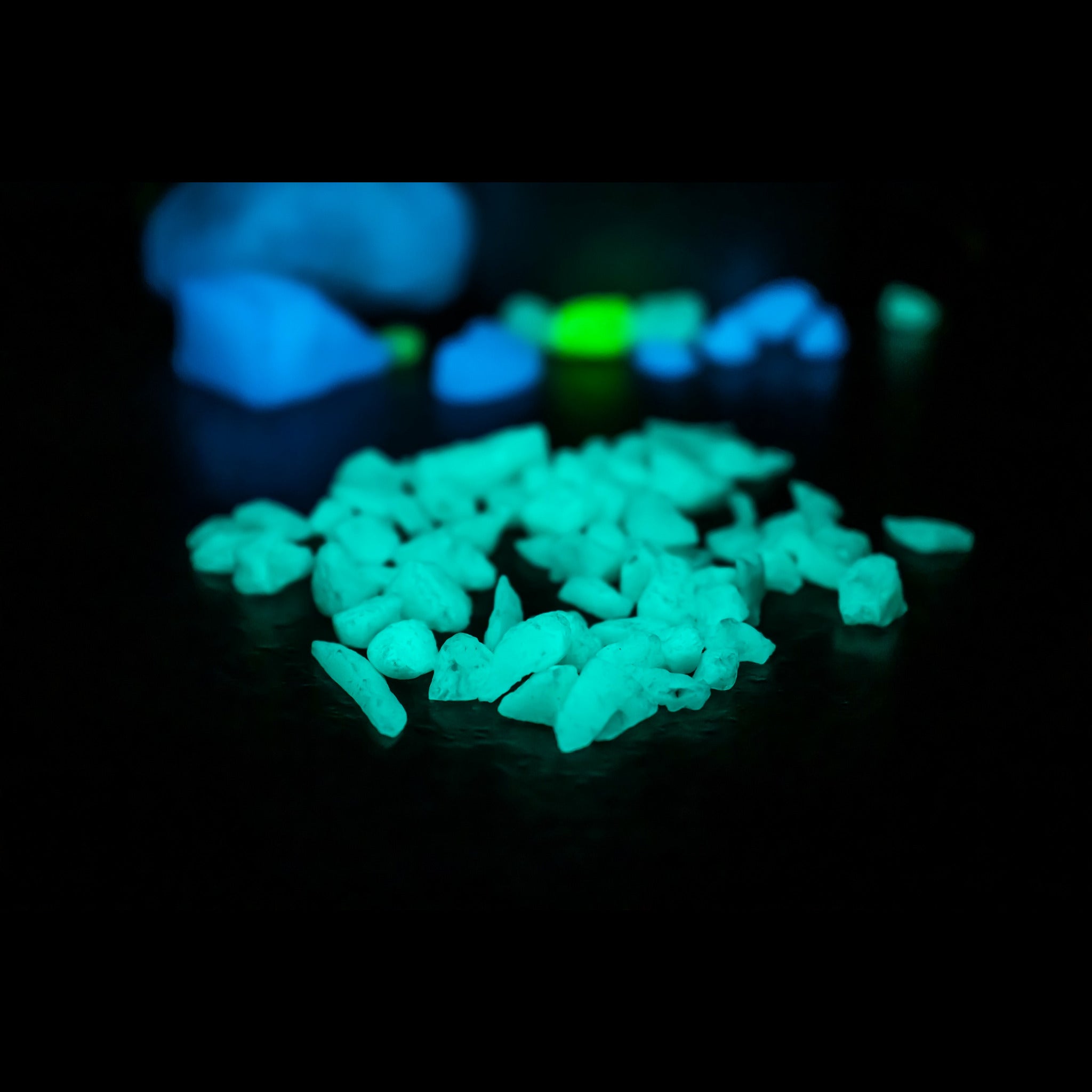 3-8mm Quantum Grade Aggregate - Aqua 1lb (~1,792 rocks)