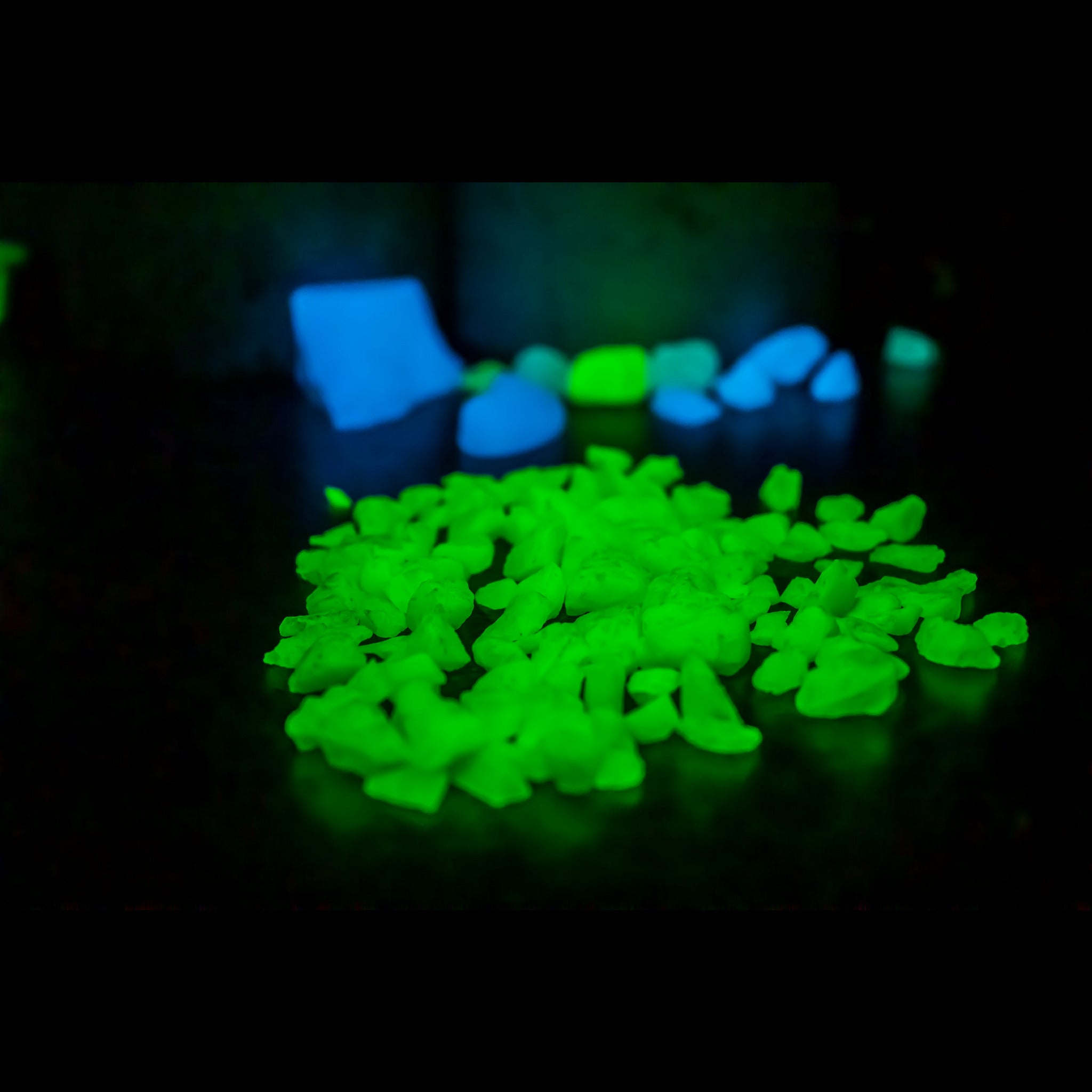 3-8mm Quantum Grade Aggregate - Green 1lb (~1,792 rocks)