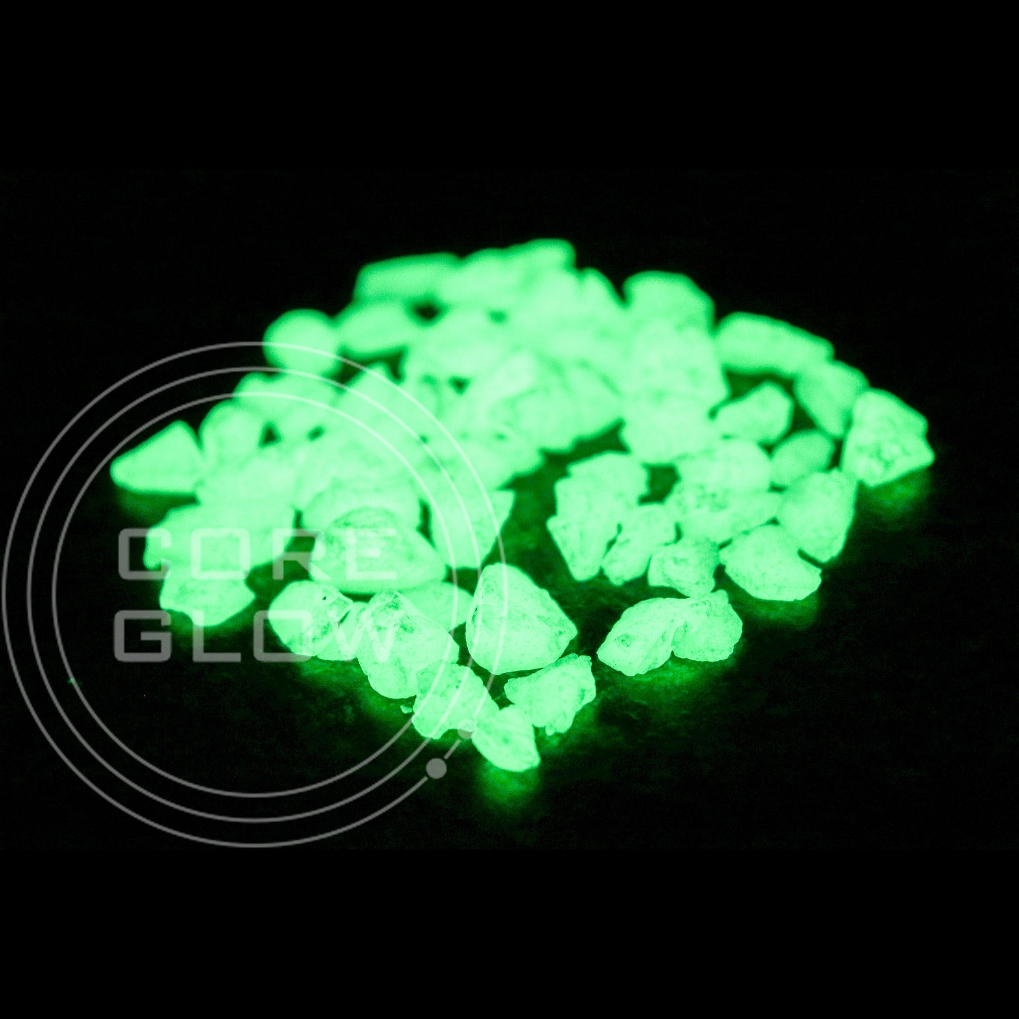 3-8mm Quantum Grade Aggregate - Green 1lb (~1,792 rocks)