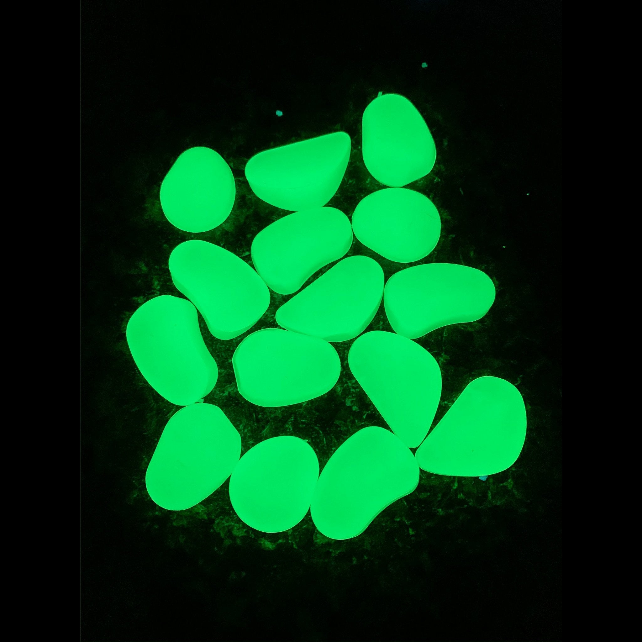 1" Green (Green) Stones