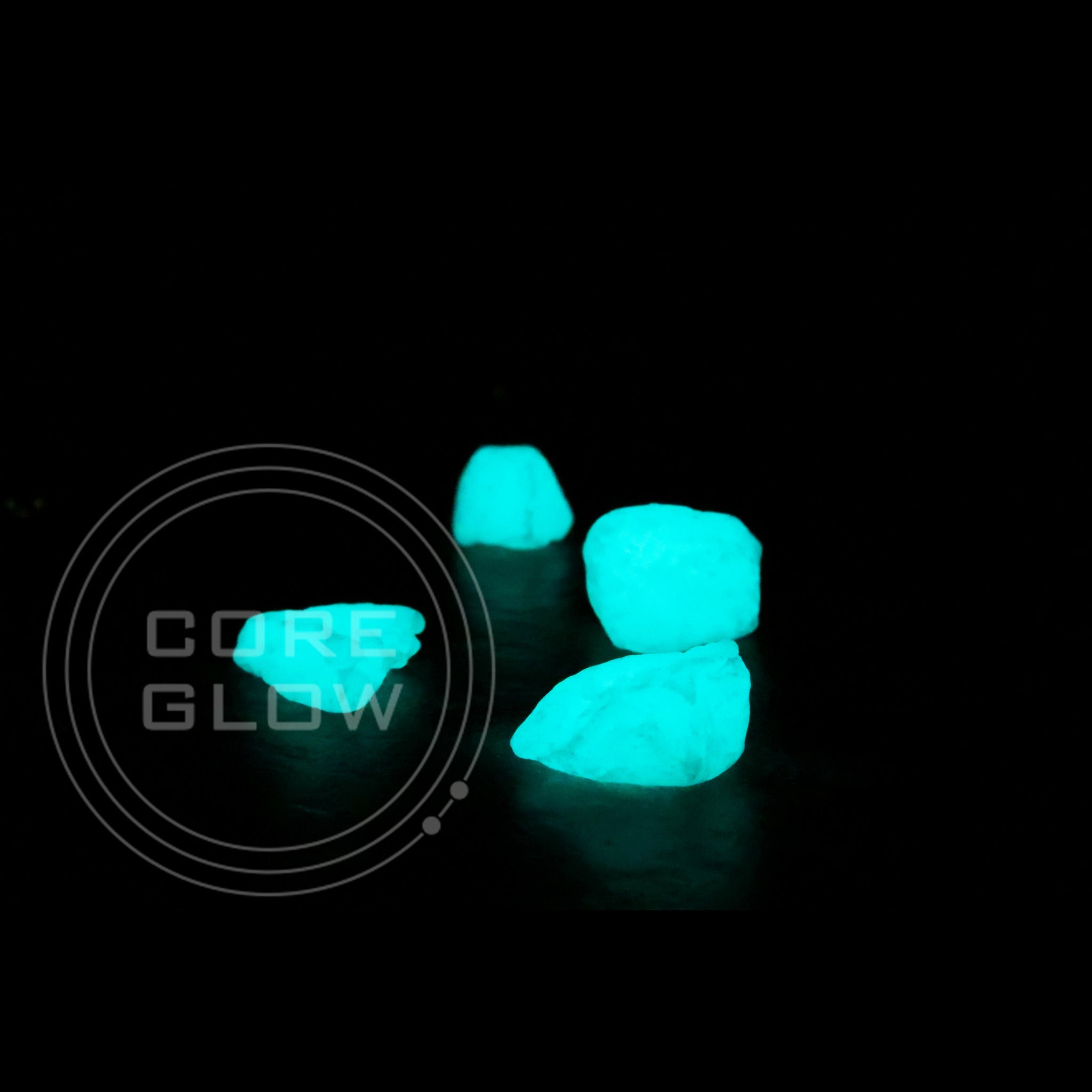 8-15mm Quantum Grade Aggregate - Aqua 1lb (~352 Rocks)