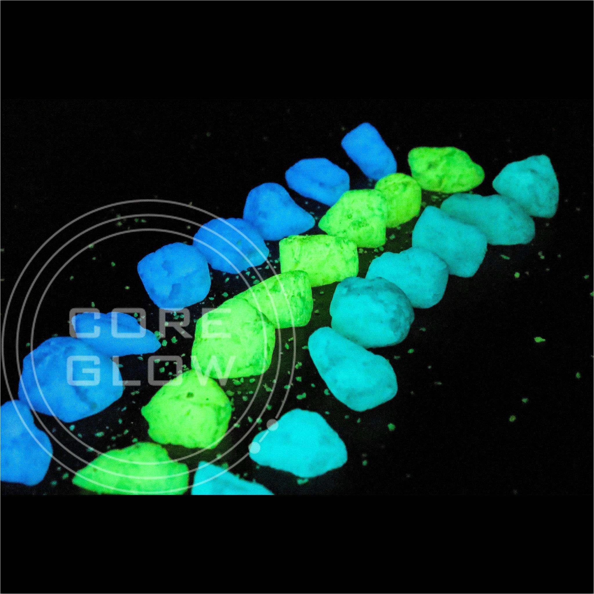 8-15mm Quantum Grade Aggregate - Blue 1lb (~352 Rocks)