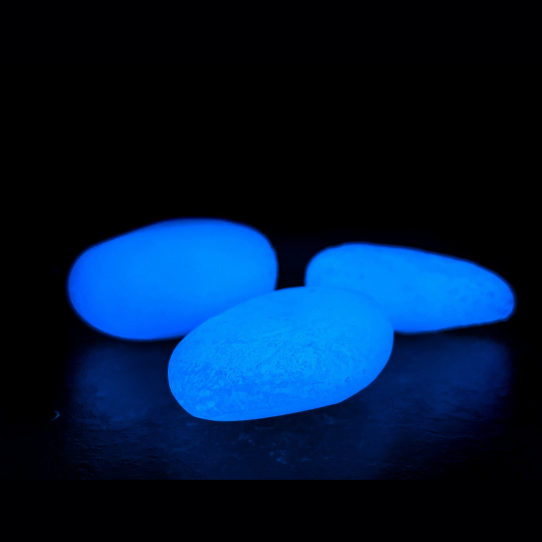 Blue Quantum Boulders (100% glow)