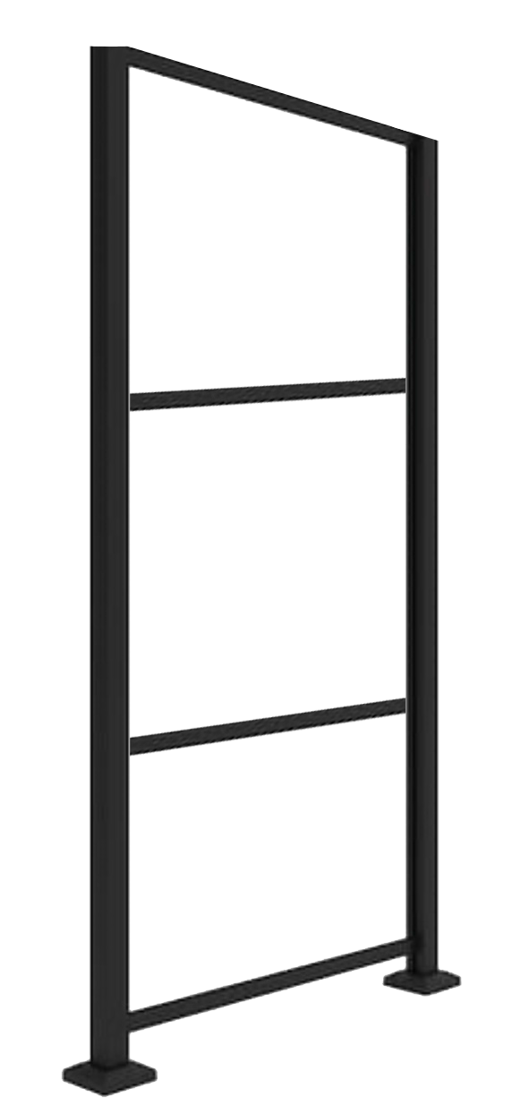 (4' x 6') Frame Kit and Posts for THREE (2'x4') privacy screens
