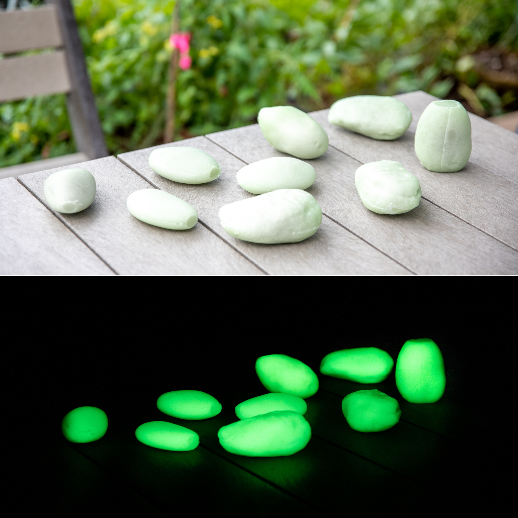 Green Quantum Boulders (100% glow)