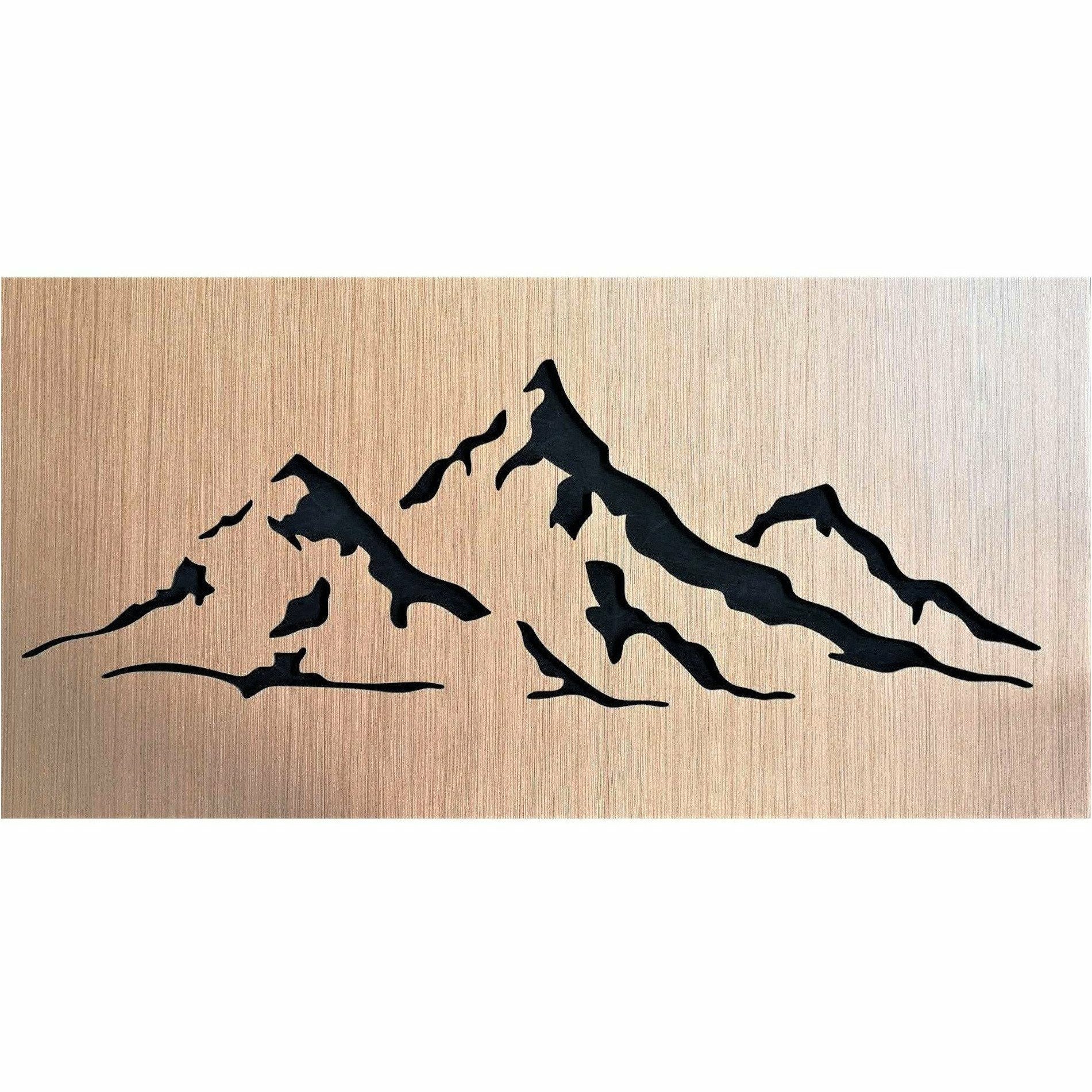 Rocky Mountains-Engraved