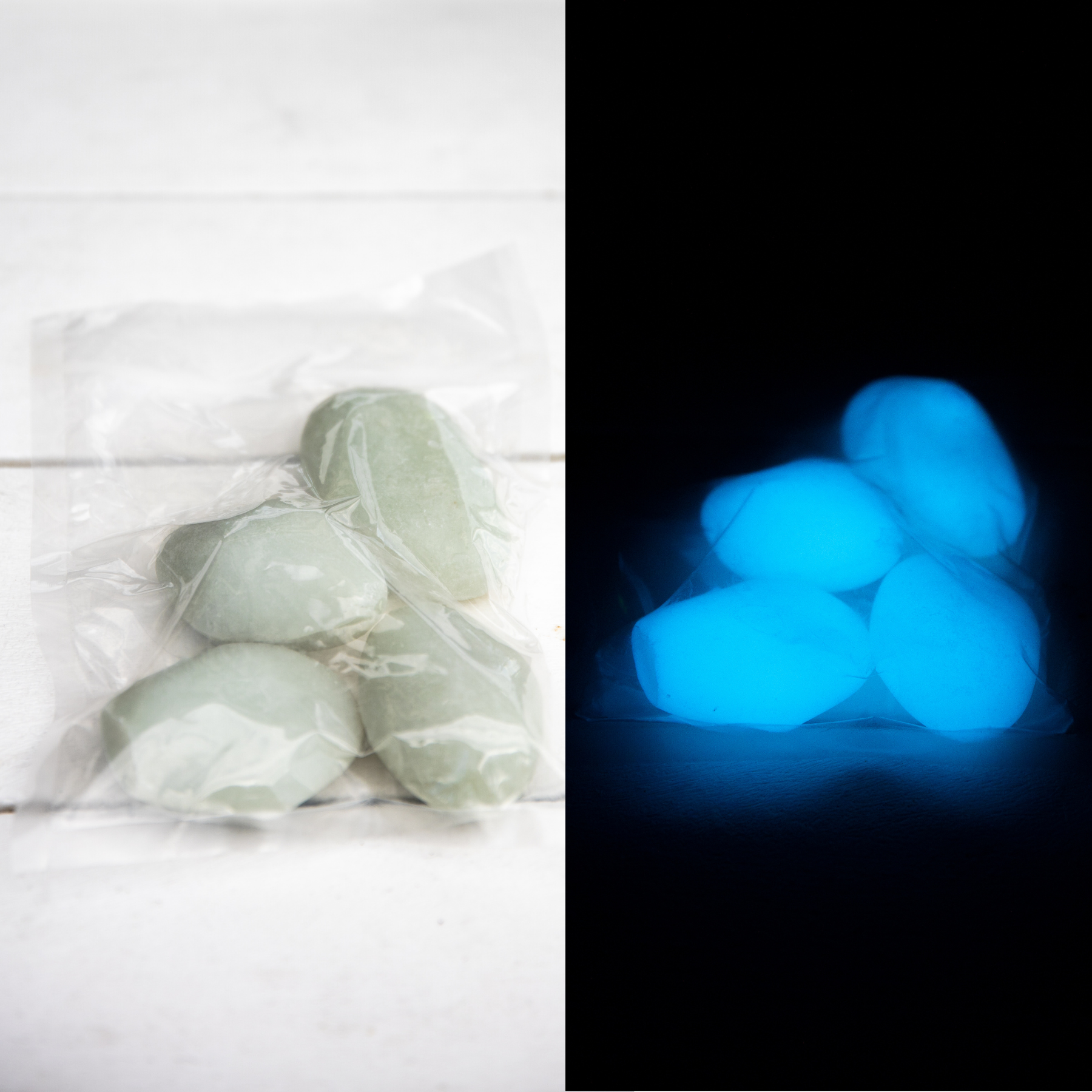 Blue Quantum Boulders (100% glow)