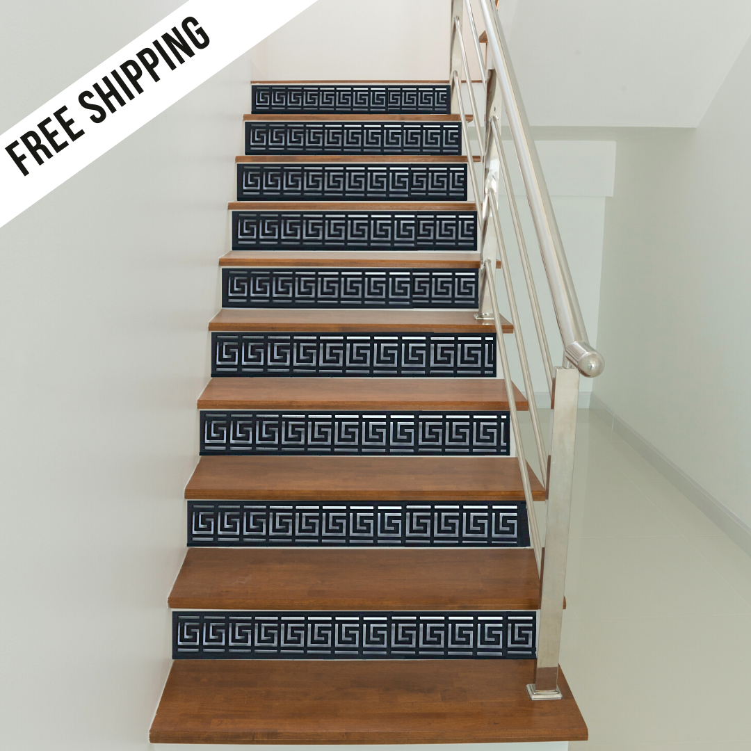 6 pack - Meander Fence Toppers / Stair Risers (FREE SHIPPING!)