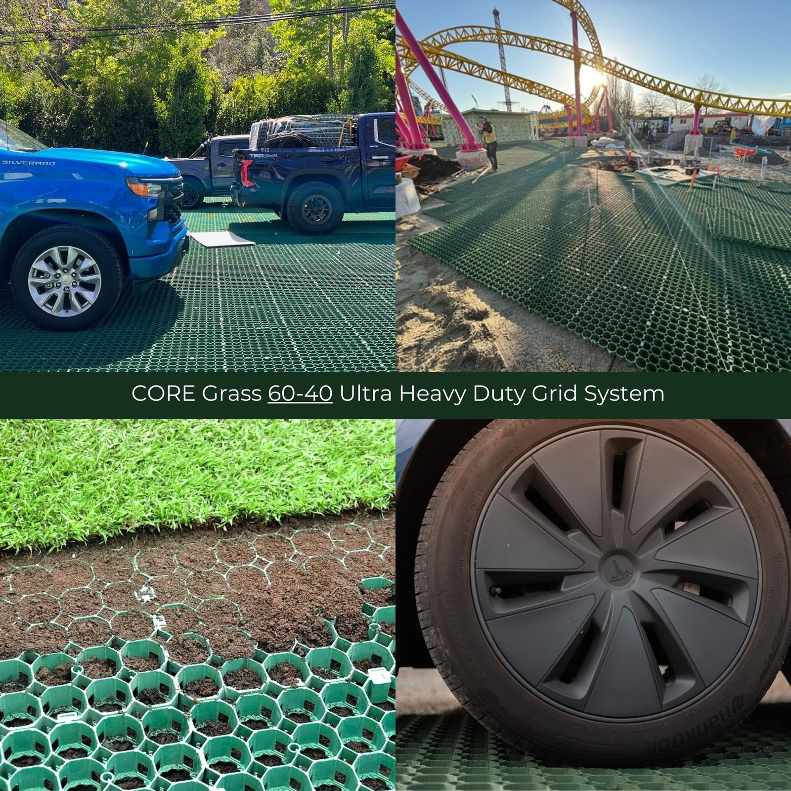 Grass Driveway Grid System