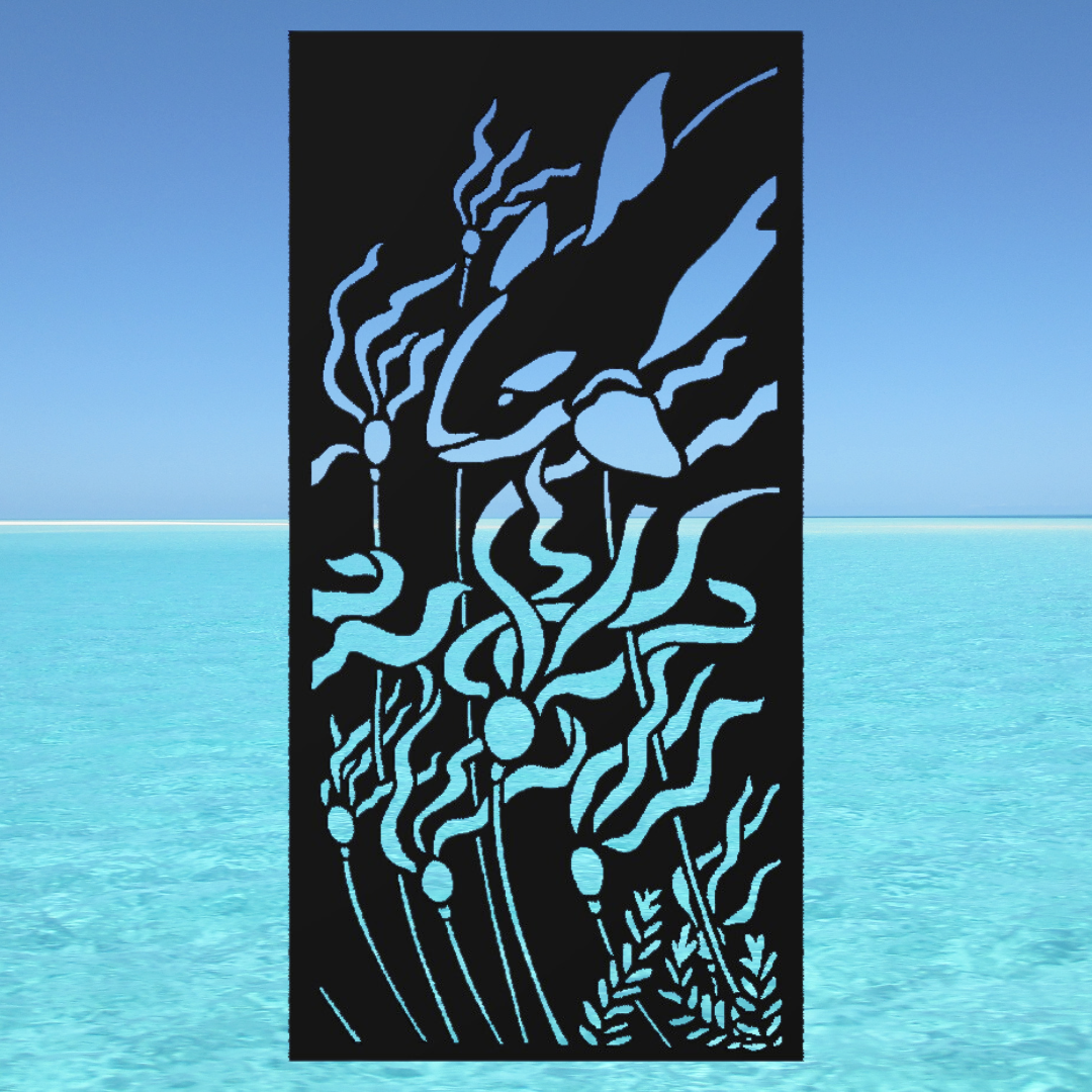 Underwater Inspired Privacy Screens
