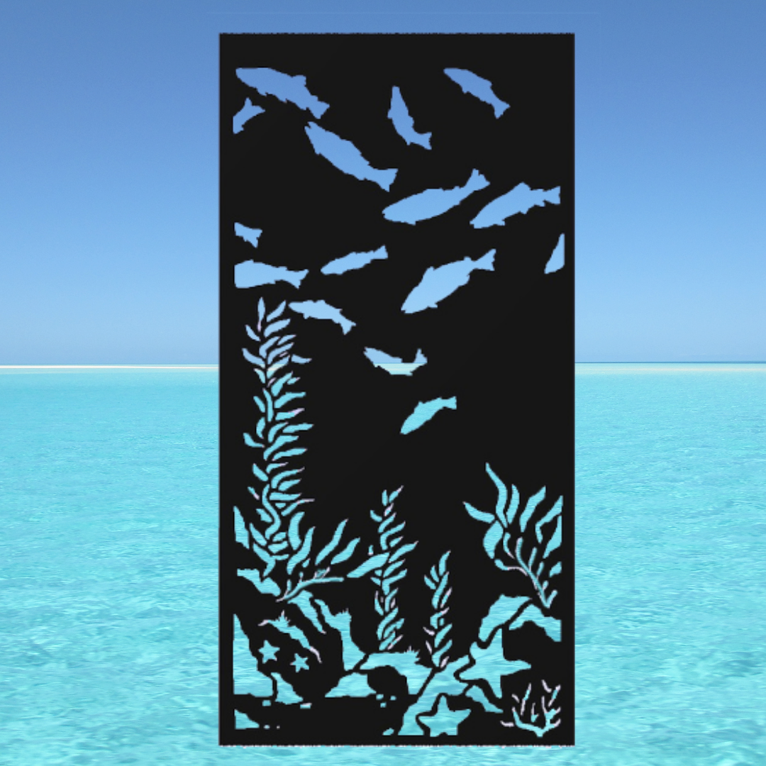 Underwater Inspired Privacy Screens