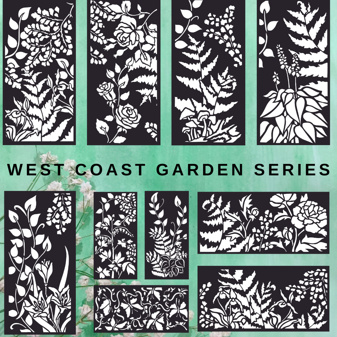 West Coast Garden Series (10 designs to select from)