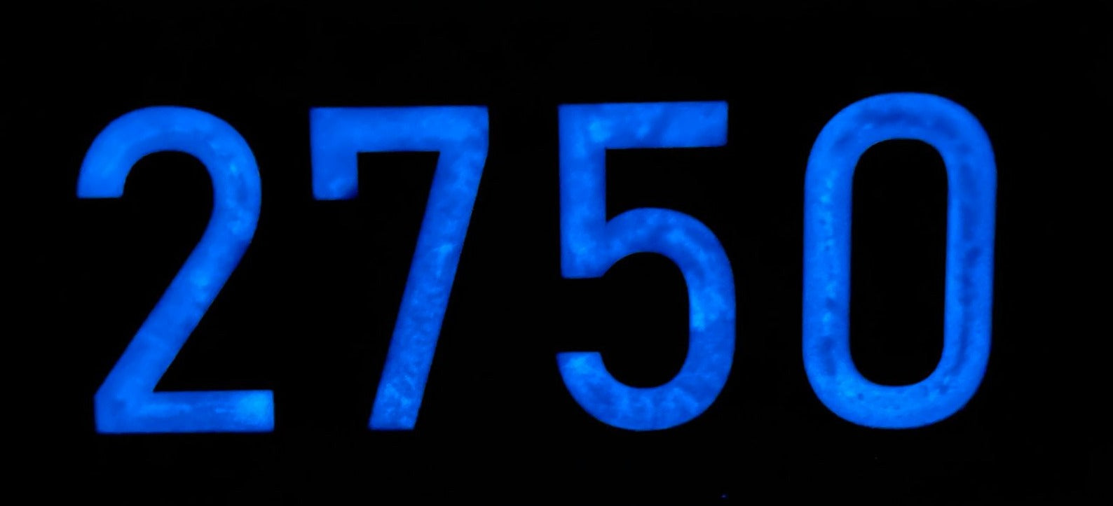 Glowing Address Sign