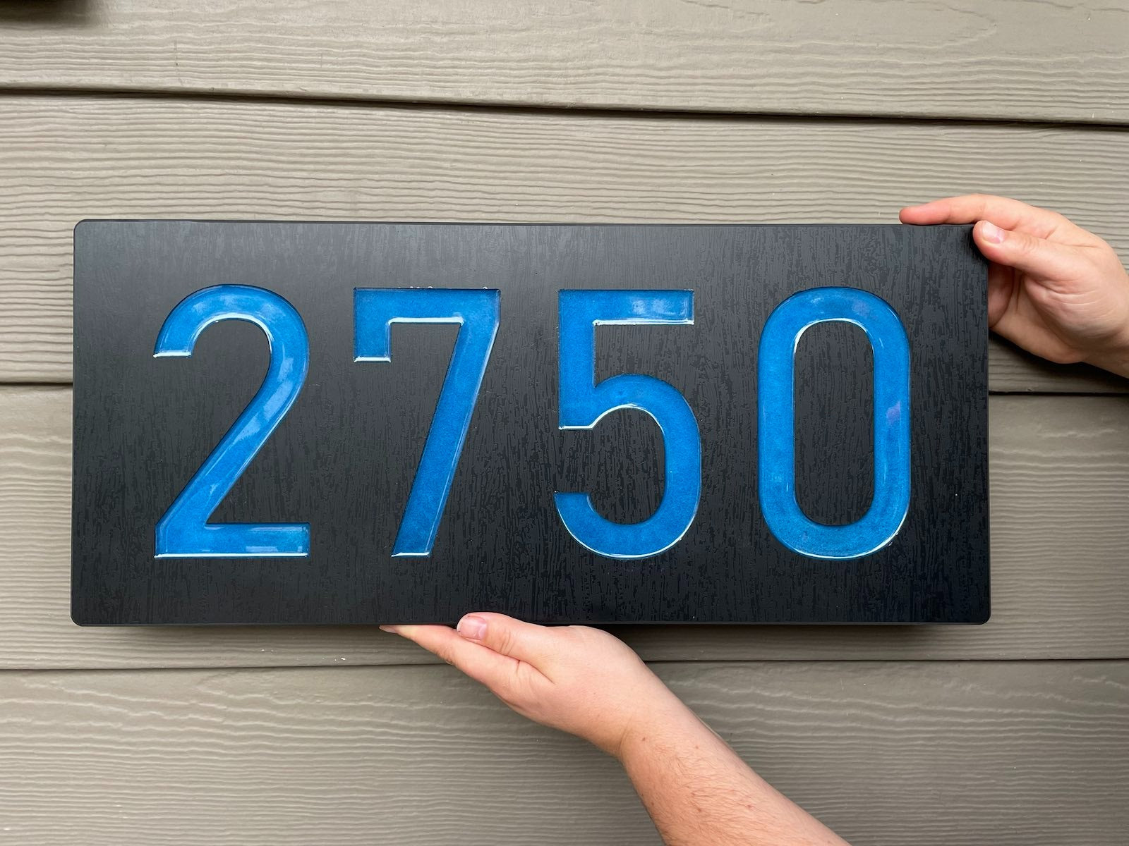 Glowing Address Sign