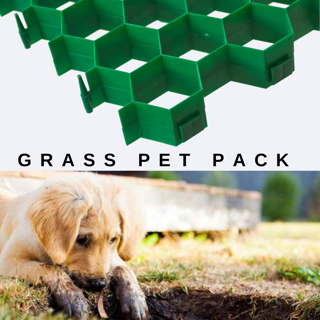 Grass Pet Pack | No-Dig Foundation | 33 sq.ft | Free Shipping