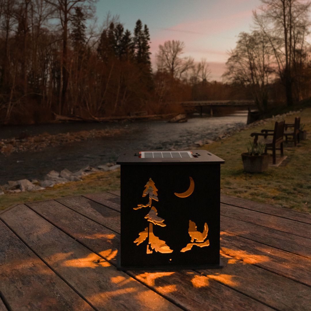 Solar Camping Table Light With Speaker | Free Shipping