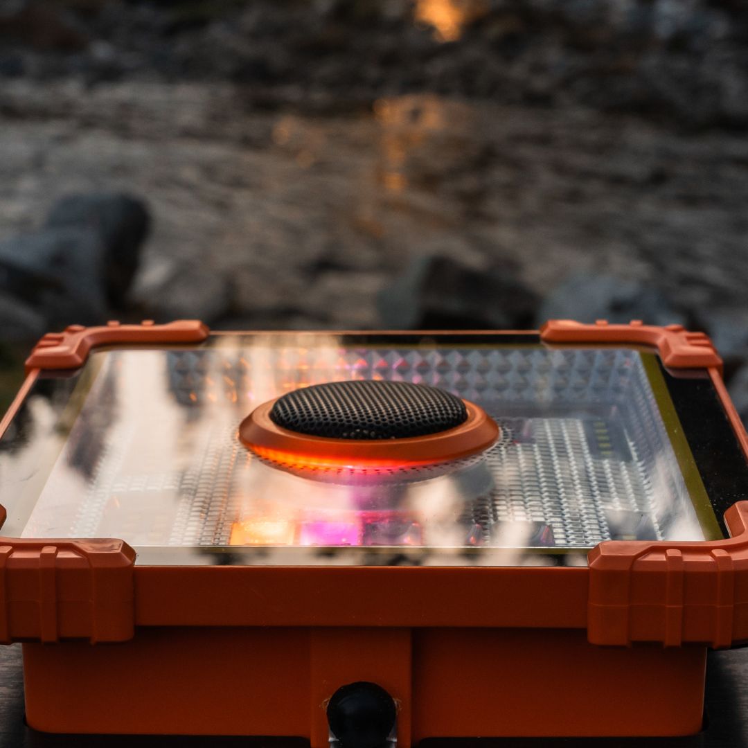 Solar Camping Table Light With Speaker | Free Shipping