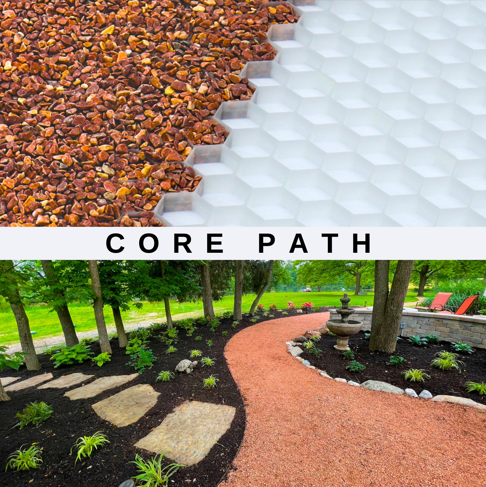 CORE Path 70 sq ft Pack | Gravel stabilizing grids