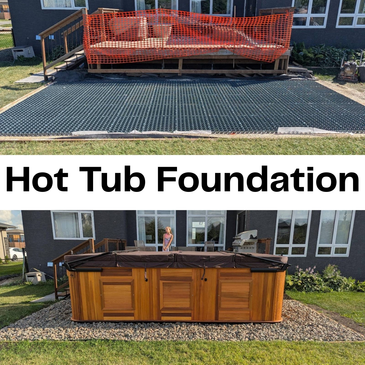 Hot Tub Foundation Packs | ~34 SQ. FT | FREE SHIPPING