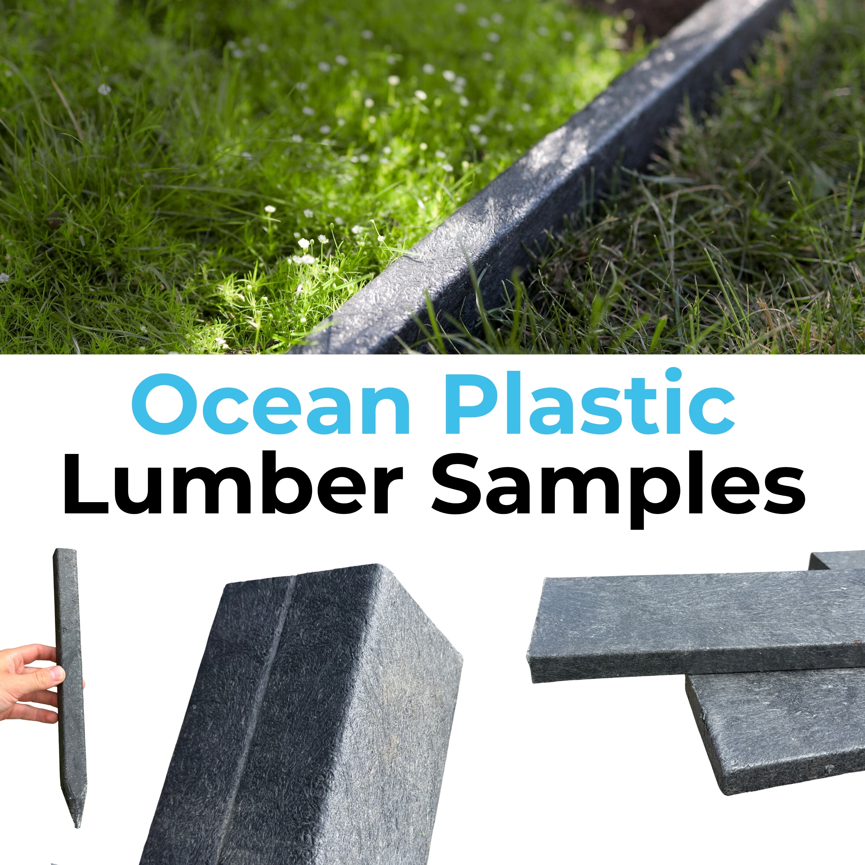 Ocean Plastic Lumber Sample (free shipping)