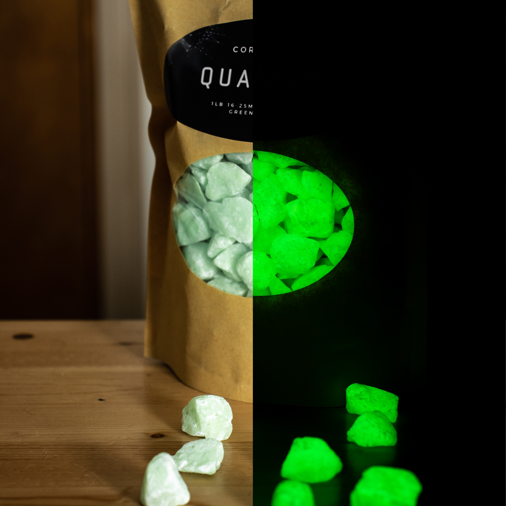 16-25mm Quantum Grade Aggregate - Green 1lb