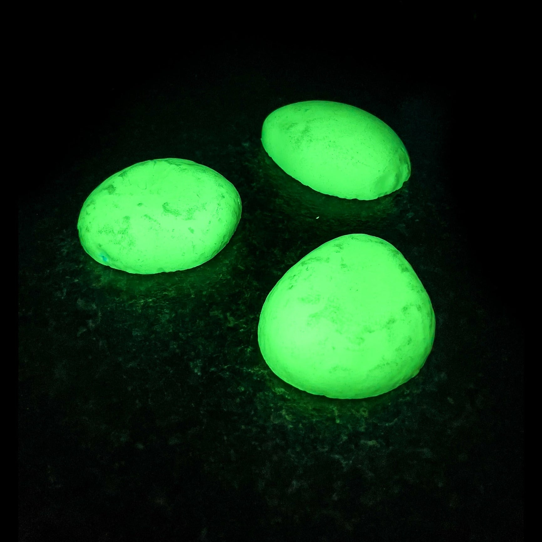 Half Cut Quantum Boulders (3 pack) (100% glow) Final prototype! - Green