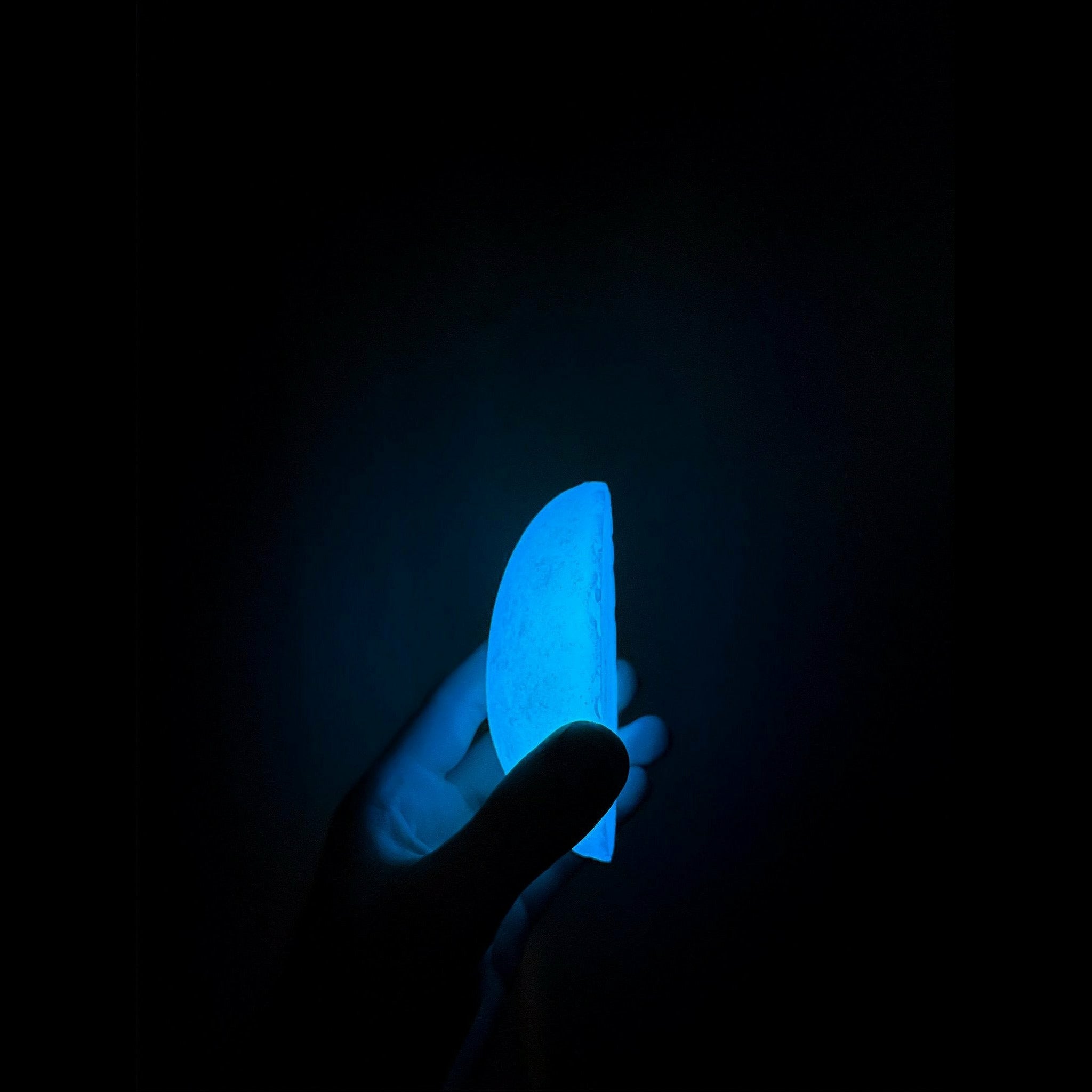 Half cut Quantum Boulders (3 pack) (100% glow) Final prototype! - Blue