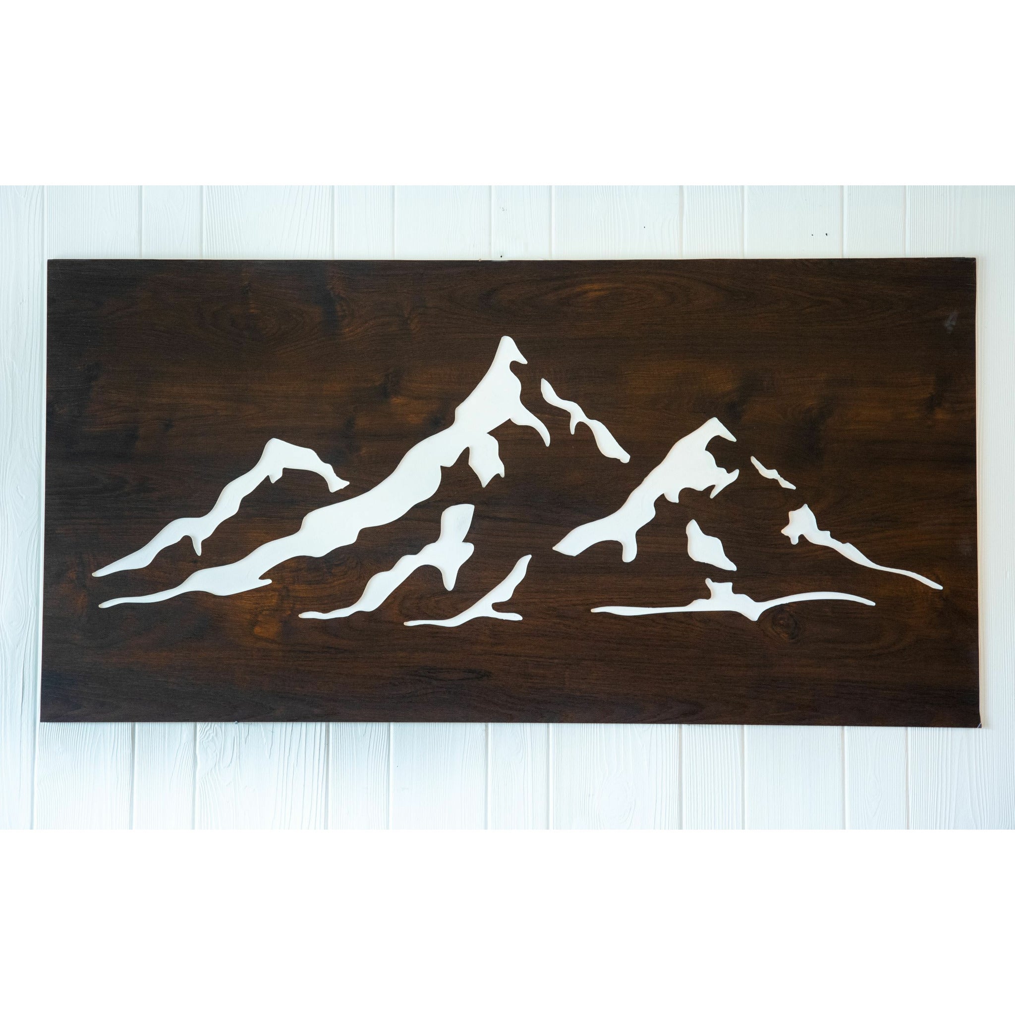 Rocky Mountains (2' x 4') Engraved